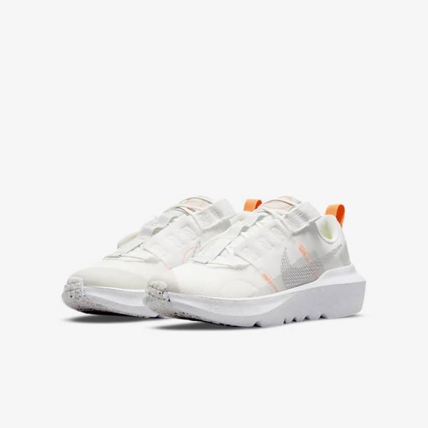 White Kids' Nike Crater Impact Older Sneakers | NK025MLW