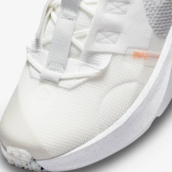 White Kids' Nike Crater Impact Older Sneakers | NK025MLW