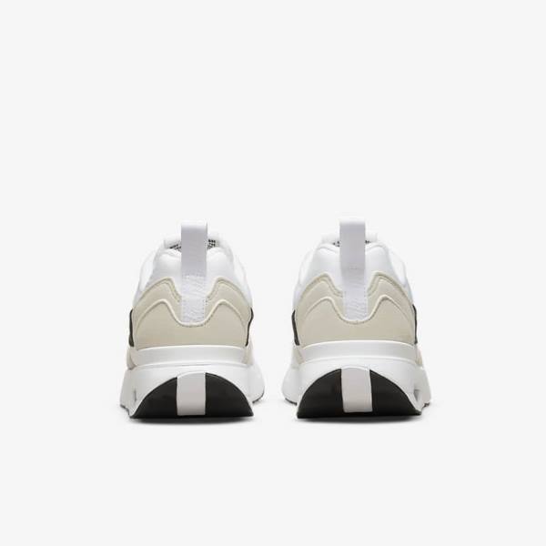 White / Light Beige / Black Kids' Nike Air Max Dawn Older Sneakers | NK879IMP