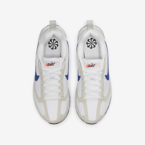 White / Light Beige / Black / Royal Kids' Nike Air Max Dawn Older Sneakers | NK983FHJ