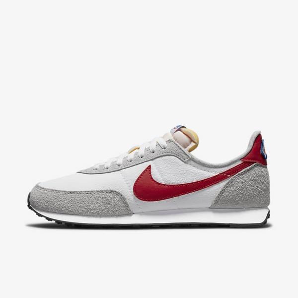 White / Light Grey / Royal / Red Men\'s Nike Waffle Trainer 2 Sneakers | NK540IQR