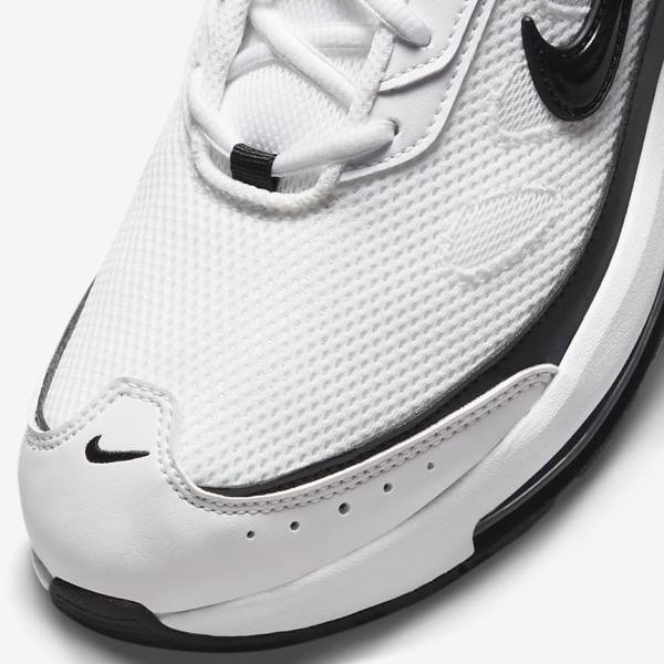 White / Light Red / Black Men's Nike Air Max AP Sneakers | NK437SLK