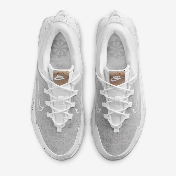 White Men's Nike Crater Remixa Sneakers | NK304SXR