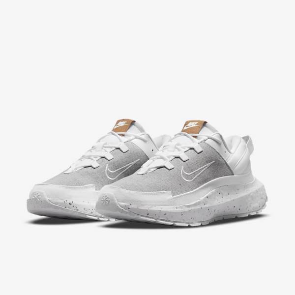 White Men's Nike Crater Remixa Sneakers | NK304SXR