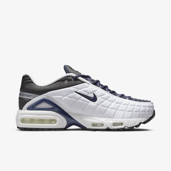 White / Navy / Black / Navy Men's Nike Air Max Tailwind V SP Sneakers | NK146HVK