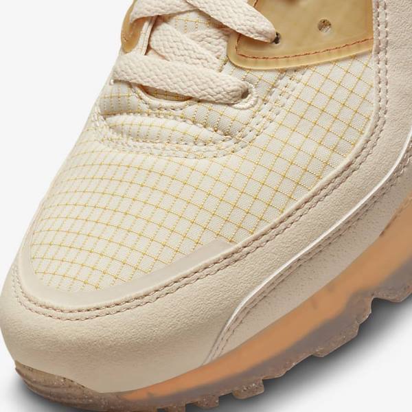 White / Orange / Pink / Yellow Men's Nike Air Max Terrascape 90 Sneakers | NK132WLG