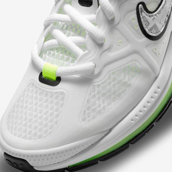 White / Platinum / Black Kids' Nike Air Max Genome Older Sneakers | NK251FED