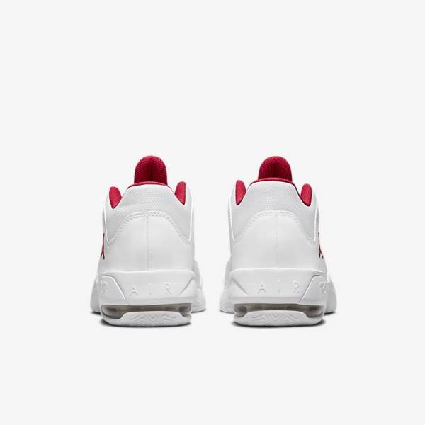 White / Platinum / Black / Red Kids' Nike Jordan Max Aura 3 Older Sneakers | NK695CQO