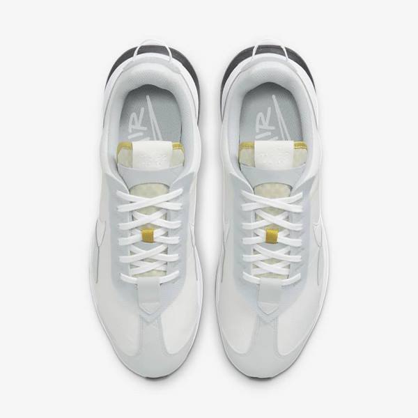 White / Platinum / Grey / White Men's Nike Air Max Pre-Day Sneakers | NK568CNQ