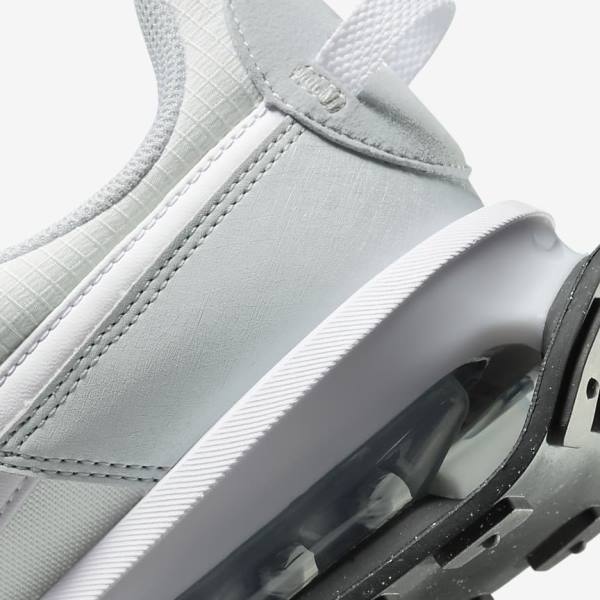 White / Platinum / Grey / White Men's Nike Air Max Pre-Day Sneakers | NK568CNQ