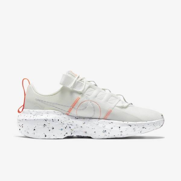 White / Platinum / Grey Women's Nike Crater Impact Sneakers | NK895YNO