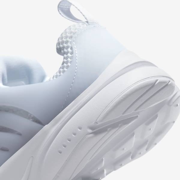 White / Platinum / White Kids' Nike Presto Older Sneakers | NK185RVJ