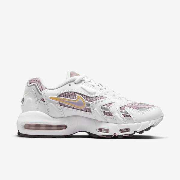 White / Purple / Pink / Purple Women's Nike Air Max 96 2 Sneakers | NK398DTL