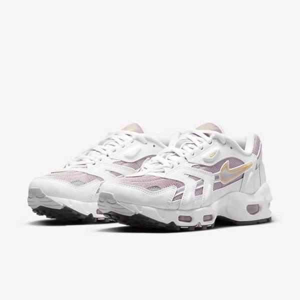 White / Purple / Pink / Purple Women's Nike Air Max 96 2 Sneakers | NK398DTL