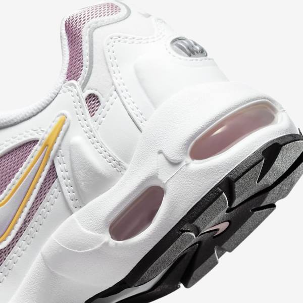 White / Purple / Pink / Purple Women's Nike Air Max 96 2 Sneakers | NK398DTL