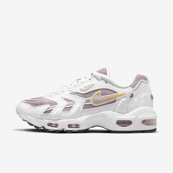 White / Purple / Pink / Purple Women\'s Nike Air Max 96 2 Sneakers | NK398DTL