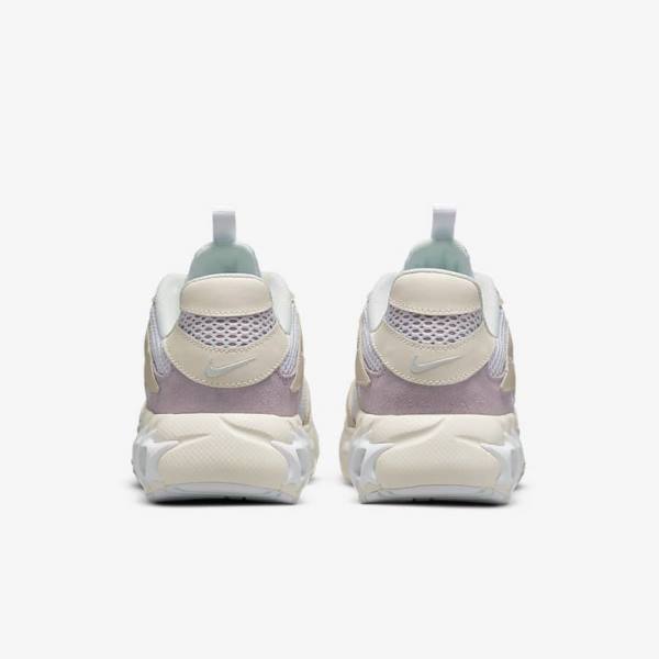 White / Purple / White Women's Nike Zoom Air Fire Sneakers | NK840XZD