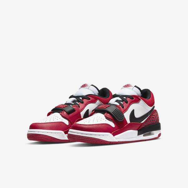 White / Red / Black Kids' Nike Air Jordan Legacy 312 Low Older Jordan Shoes | NK784GRP