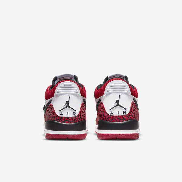 White / Red / Black Kids' Nike Air Jordan Legacy 312 Low Older Jordan Shoes | NK784GRP