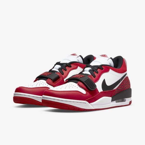 White / Red / Black Men's Nike Air Jordan Legacy 312 Low Sneakers | NK213JDS