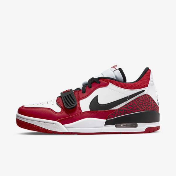 White / Red / Black Men\'s Nike Air Jordan Legacy 312 Low Jordan Shoes | NK921QPC