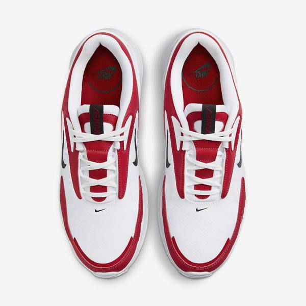 White / Red / Black Men's Nike Air Max Bolt Sneakers | NK907TQU