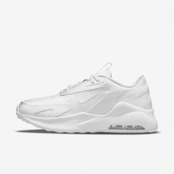 White Women\'s Nike Air Max Bolt Sneakers | NK697HLU