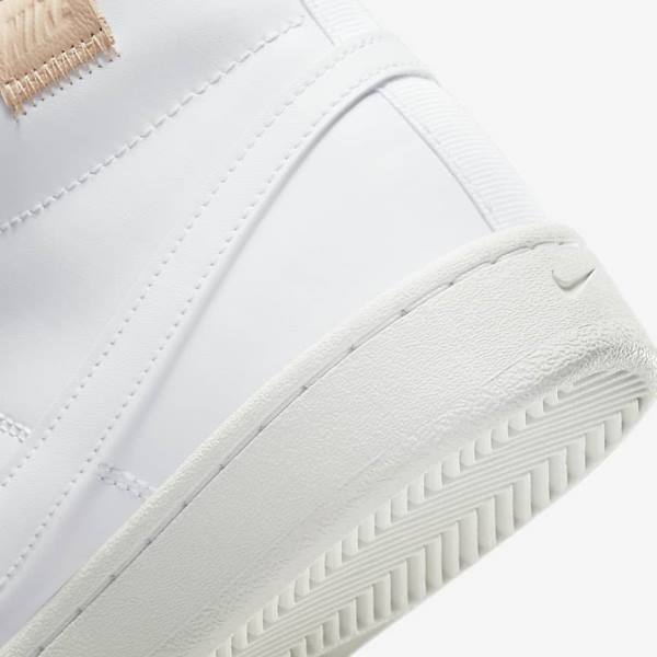 White Women's Nike Court Royale 2 Mid Sneakers | NK792GPM