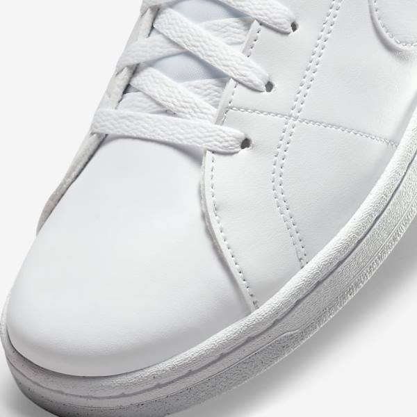 White Women's Nike Court Royale 2 Sneakers | NK591ZHJ