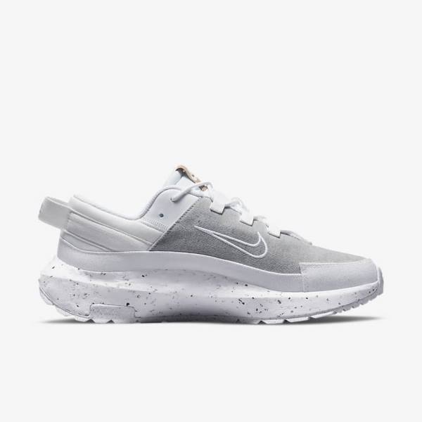 White Women's Nike Crater Remixa Sneakers | NK905EFR