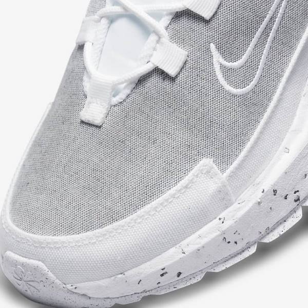 White Women's Nike Crater Remixa Sneakers | NK905EFR