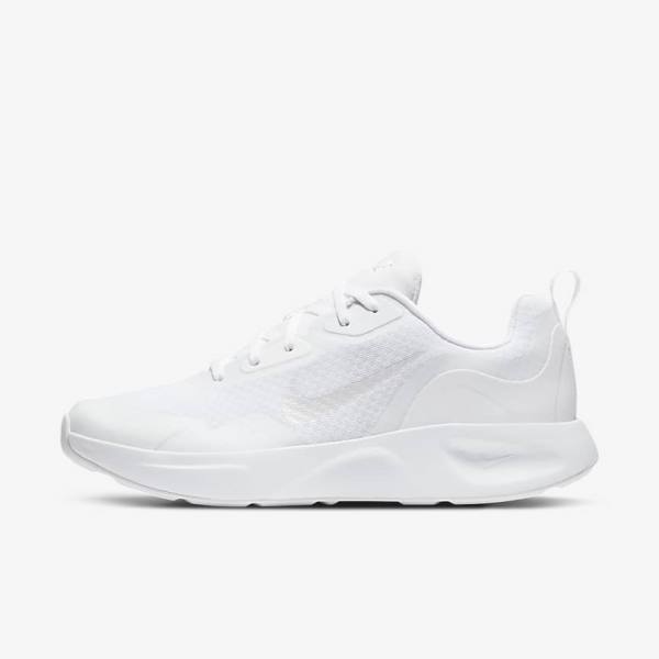 White Women\'s Nike Wearallday Sneakers | NK270DZX