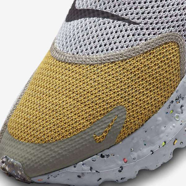 Yellow / Grey / Black Men's Nike Glide FlyEase Sneakers | NK253DSE