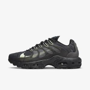 Black / Dark Grey / Light Green Men's Nike Air Max Terrascape Plus Sneakers | NK935XNK