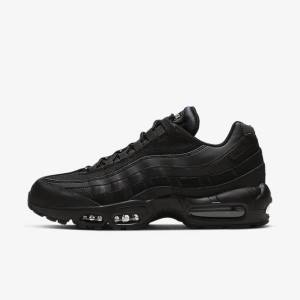 Black / Dark Grey Men's Nike Air Max 95 Essential Sneakers | NK248BUO