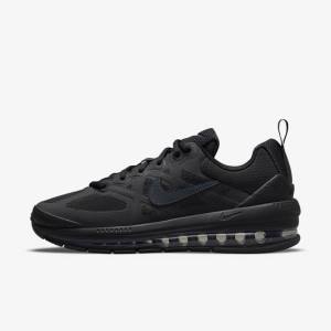 Black / Dark Grey Men's Nike Air Max Genome Sneakers | NK857SVF