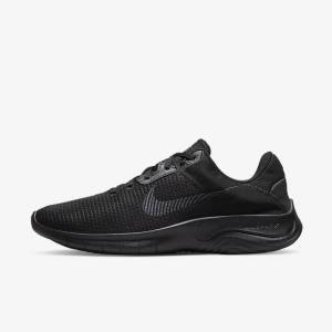 Black / Dark Grey Men's Nike Flex Experience Run 11 Next Nature Road Running Shoes | NK941VYS