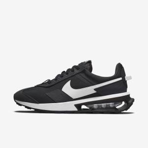 Black / Dark Grey / White Men's Nike Air Max Pre-Day Sneakers | NK097EIU