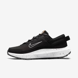 Black / Dark Grey / White Men's Nike Crater Remixa Sneakers | NK460SNC