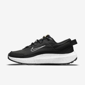 Black / Dark Grey / White Women's Nike Crater Remixa Sneakers | NK146UWM