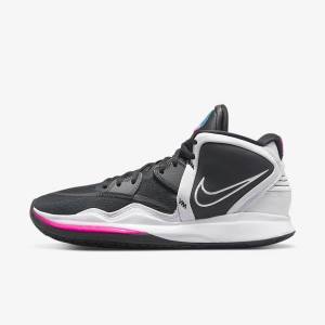 Black / Grey / Pink / White Men's Nike Kyrie Infinity Basketball Shoes | NK892CFI