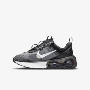 Black / Grey / White Kids' Nike Air Max 2021 Older Sneakers | NK839LCF