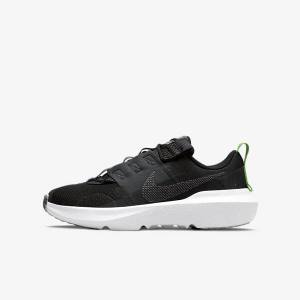 Black Kids' Nike Crater Impact Older Running Shoes | NK254VLG