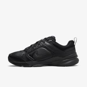 Black Men's Nike Defy All Day Sneakers | NK486QXG