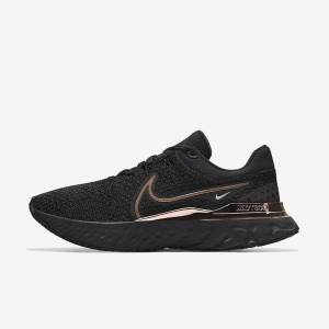 Black Men's Nike React Infinity Run 3 By You Custom Road Running Shoes | NK841RTL