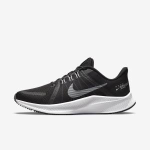 Black / Metal Copper Women's Nike Quest 4 Road Running Shoes | NK056YJQ