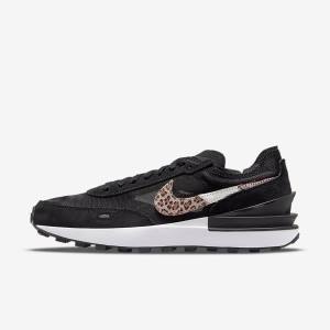 Black / Multicolor Women's Nike Waffle One SE Sneakers | NK247TUD