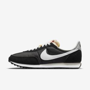 Black / Orange / White Men's Nike Waffle Trainer 2 Sneakers | NK954JTS