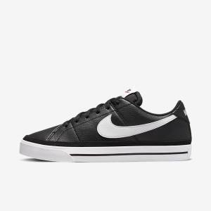 Black / Orange / White Women's Nike Court Legacy Next Nature Sneakers | NK235DZU