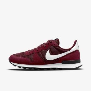 Black / Platinum / White Women's Nike Internationalist Sneakers | NK513FCR